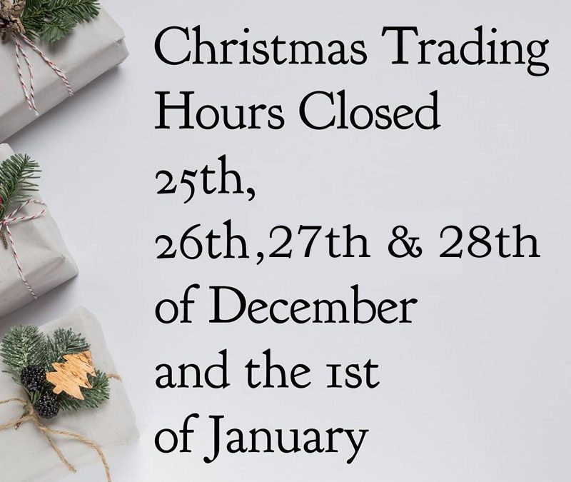 Holiday Trading Hours At Nest & Burrow