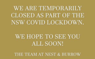 Temporarily Closed Due To The NSW Covid Lockdown